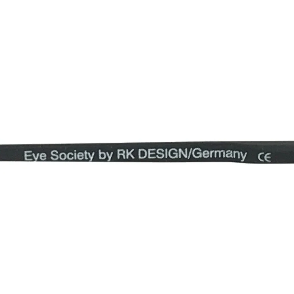 Eye Society by RK Design Eyeglasses Frames ES 8 col. 020 Black Clear 45-20-135